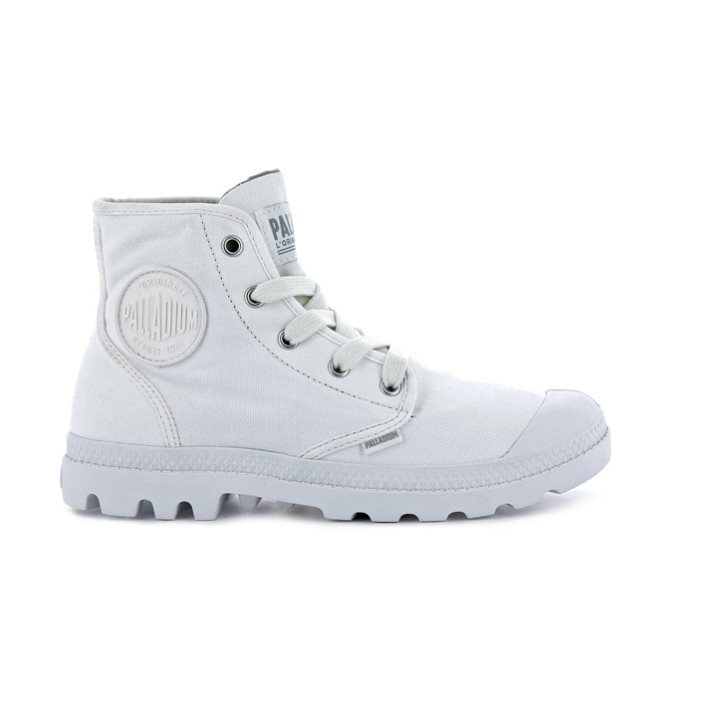 Dámské Boty Palladium Pampa Hi Bílé | CZ WKY-72B